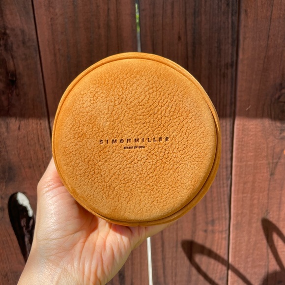 Simon Miller Bonsai Mini Nubuck Bucket Bag with tortoiseshell handle - Picture 4 of 5